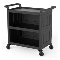 UTP Professional UTP281 Closed 3 Fold Service Trolley, 101x53x98 cm - 2