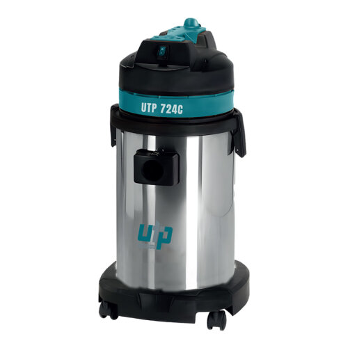 UTP Professional UTP724C Профессиональный пылесос для влажной и сухой уборки с корпусом из нержавеющей стали, 32 л 