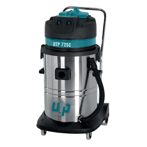 UTP Professional UTP725C Wet and Dry Professional Vacuum Cleaner with Stainless Steel Body, 72 L - UTP Professional