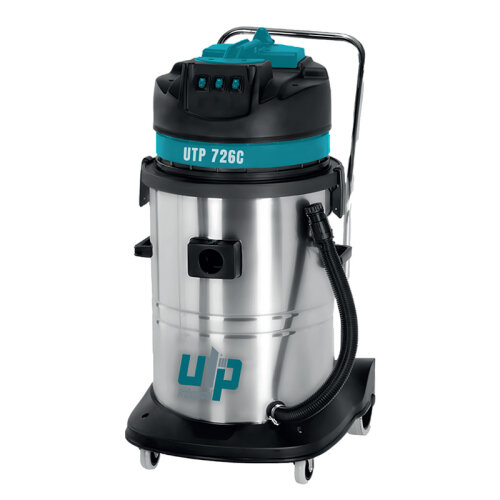 UTP Professional UTP726C Профессиональный пылесос для влажной и сухой уборки с корпусом из нержавеющей стали, 72 л - UTP Professional