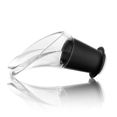 Vacu Vin 18540612 خدمة نبيذ كريستال، 2 قطعة، أسود - Vacu Vin