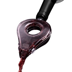 Vacu Vin 1854660 Şarap Havalandırıcı, Gri - Thumbnail