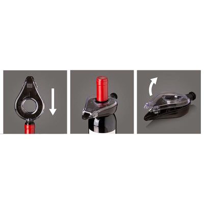 Vacu Vin 1854660 Şarap Havalandırıcı, Gri - 4