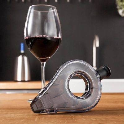 Vacu Vin 1854660 Şarap Havalandırıcı, Gri - 6