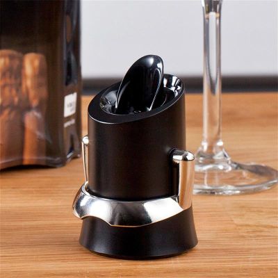 Vacu Vin 18804606 Şampanya Kilit Ağızlı ve Damla Korumalı, Siyah - 7