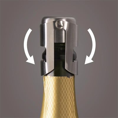 Vacu Vin 18813606 Şampanya Şişe Kapağı - 3