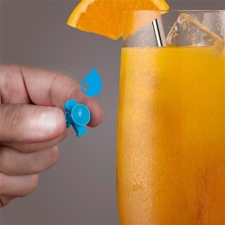 Vacu Vin 1886060 12 Piece Cup Markers, Partying Figures - 5