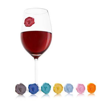 Vacu Vin 1886461 8 Parça Bardak Markörleri - 2