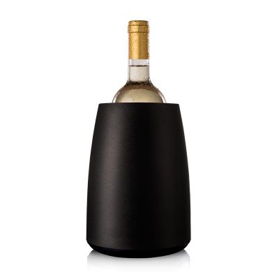 Vacu Vin 3069414 Elegant Active Wine Cooler, Black - Vacu Vin