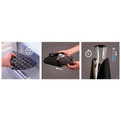 Vacu Vin 3645460 إبريق تبريد نشط، أسود - 4