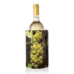 Vacu Vin 38814606 Aktif Şarap Soğutucu, Üzüm Desenli - Thumbnail