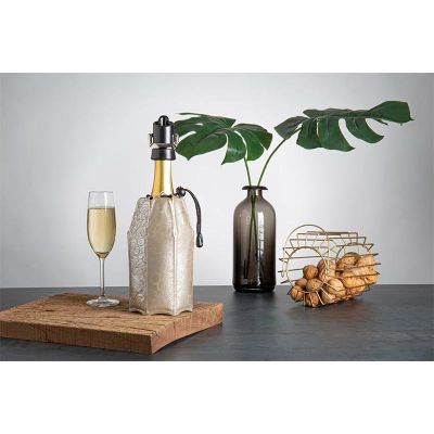 Vacu Vin 38855626 Aktif Soğutucu Şampanya, Platin - 5