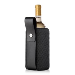 Vacu Vin 38864606 مبرد النبيذ والشمبانيا المرن المرن المرن من Artico، إصدار محدود أسود - Vacu Vin