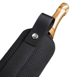 Vacu Vin 38864606 Active Flexible Wine and Champagne Cooler Artico, Black Limited Edition - 2