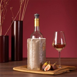 Vacu Vin 3887560 Aktif Şarap ve Şampanya Soğutucu, Platin - Thumbnail