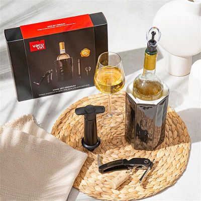 Vacu Vin 3890460 4 Parça Premium, Şarap Seti - 3