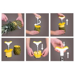 Vacu Vin 4874360 Ananas Dilimleyici - Thumbnail