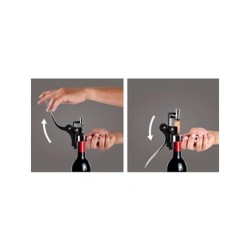 Vacu Vin 66514606 فتاحة رفع أفقية، أسود - 5