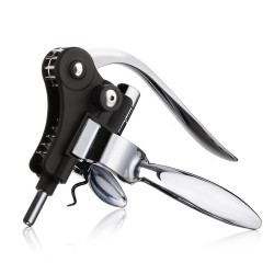 Vacu Vin 66514606 Lifting Corkscrew Horizontal, Black - 1