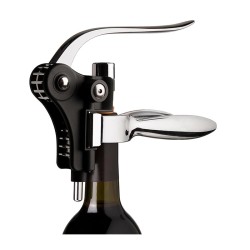 Vacu Vin 66514606 Lifting Corkscrew Horizontal, Black - 2