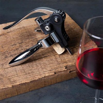 Vacu Vin 66514606 Kaldıraçlı Tirbuşon Yatay, Siyah - 4