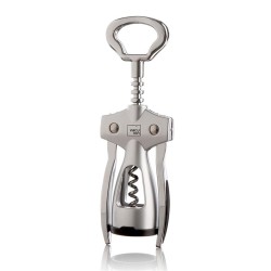 Vacu Vin 68423606 Winged Corkscrew, Silver - Vacu Vin