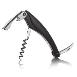 Vacu Vin 68504606 Waiter Type Corkscrew, Black - Vacu Vin