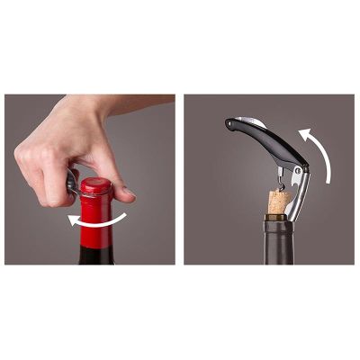 Vacu Vin 68504606 Штопор официантского типа, черный - Vacu Vin