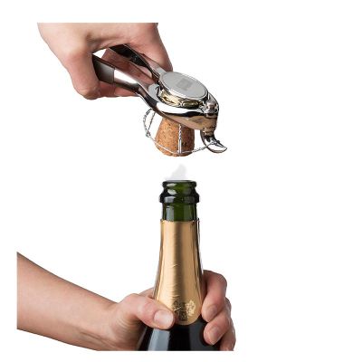 Vacu Vin 68625606 Şampanya Şişe Açacağı, Gümüş - 2