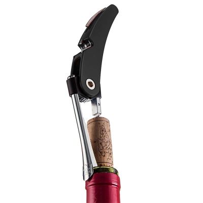 Vacu Vin 68854606 Single Shot Corkscrew, Black - Vacu Vin