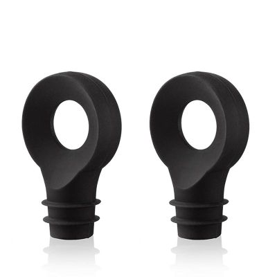 Vacu Vin 8874606 Bottle Stopper, Black - Vacu Vin