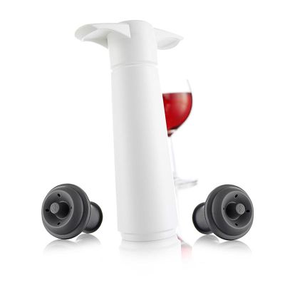 Vacu Vin 9812606 Wine Vacuum Set, White - Vacu Vin