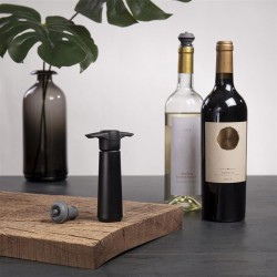 Vacu Vin 9814606 Wine Vacuum Set, Black - 3
