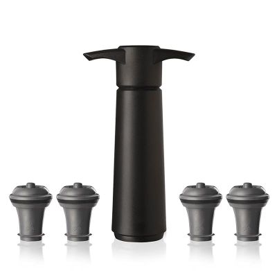 Vacu Vin 9824606 Вакуумный набор для вина, черный - Vacu Vin
