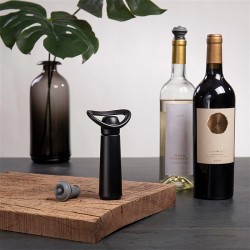 Vacu Vin 9872606 Concerto Wine Vacuum Set, Black - 4
