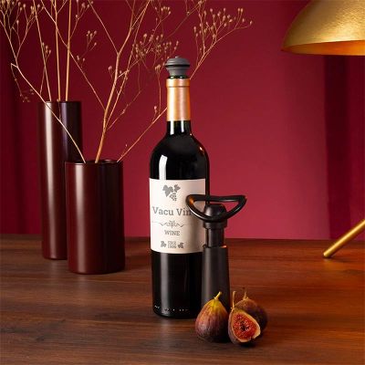 Vacu Vin 9875606 Concerto Şarap Vakum Seti, Siyah - 4