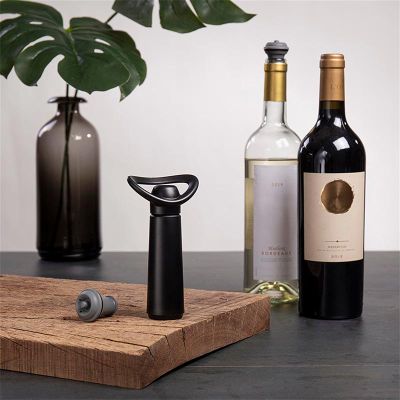 Vacu Vin 9875606 Concerto Wine Vacuum Set, Black - Vacu Vin
