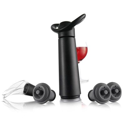 Vacu Vin 9876606 Concerto Şarap Vakum Seti, Siyah - 2