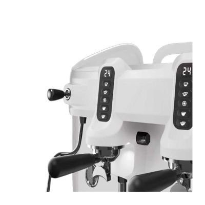 VBM Black Moon Espresso Coffee Machine, 2 Groups, White - VBM