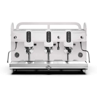 VBM Black Moon Espresso Coffee Machine, 3 Groups, White - VBM