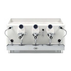 VBM Lollo 3 Gruplu Espresso Kahve Makinesi, 7 Parça Kafe Seti, Beyaz - Thumbnail