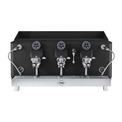 VBM Lollo Espresso Coffee Machine, 3 Groups, Black - VBM