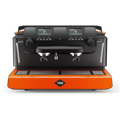 VBM Tecnique Espresso Coffee Machine, 2 Groups, Orange - VBM