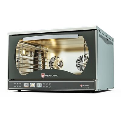 Venarro Caveno DEF - P4D Patisserie Fırın, Dijital, 4 Tepsi Kapasiteli, 40x60 cm, Elektrikli - 1
