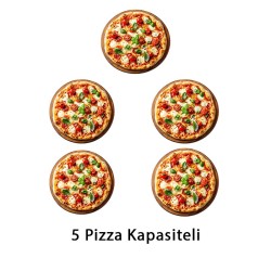 Venarro Vezzola DYP-5 25 cm x 5 Pizza Kapasiteli Tek Katlı Pizza Fırını, Elektrikli - Thumbnail