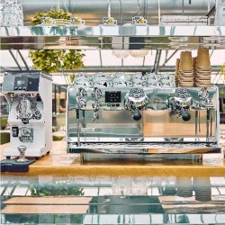 Victoria Arduino Eagle Tempo Espresso Coffee Machine, 2 Groups, White - 8