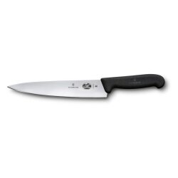 Victorinox 5.2003.22 Slicing Knife, 22 cm, Black - Victorinox