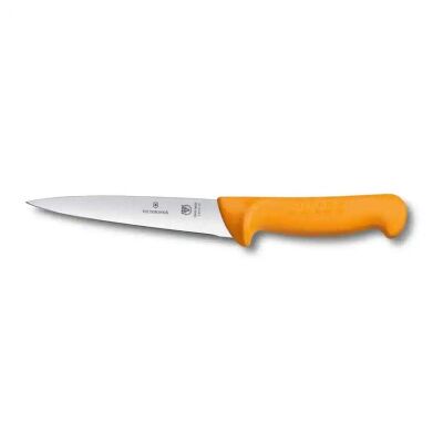 Victorinox Swibo 5.8412.13 Eğik Kenar Doğrama Bıçağı, 13 cm, Sarı - 1