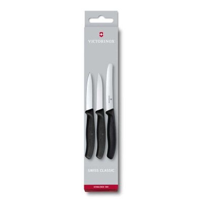 Victorinox Swiss Classic 6.7113.3 3'lü Bıçak Seti, Siyah - 2