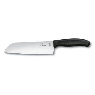 Victorinox Нож Сантоку Swiss Classic 6.8503.17B Blister, 17 см, черный - Victorinox
